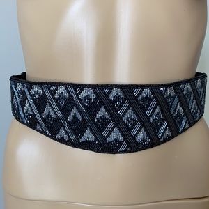 Vintage 1920s Flapper women’s beaded belt (size S)